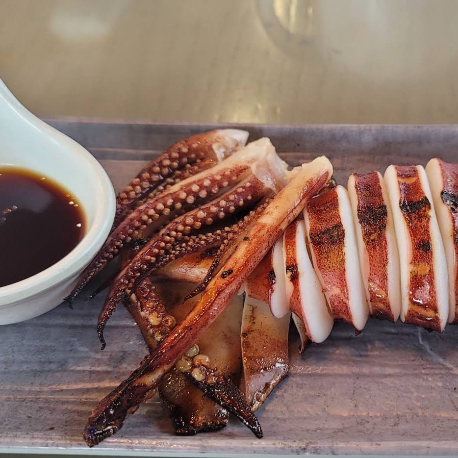 Grilled Surume Ika.
