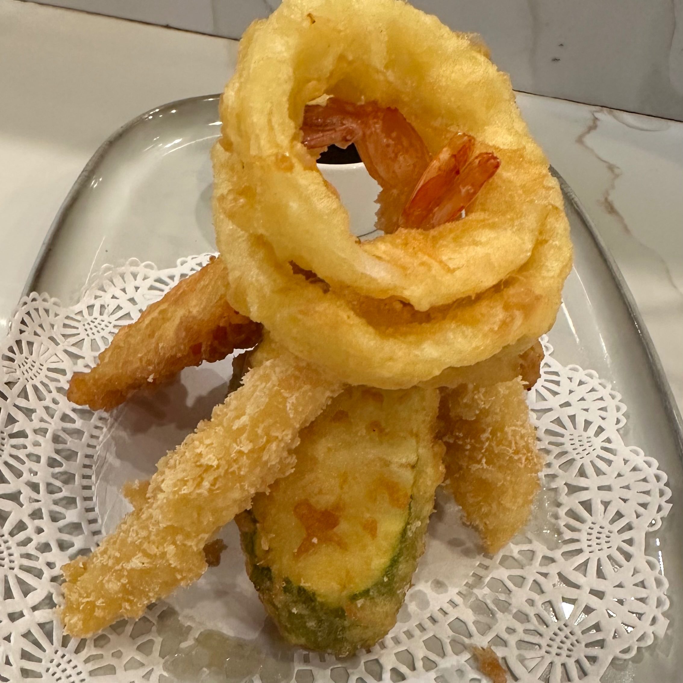Shrimp Tempura Appetizer.