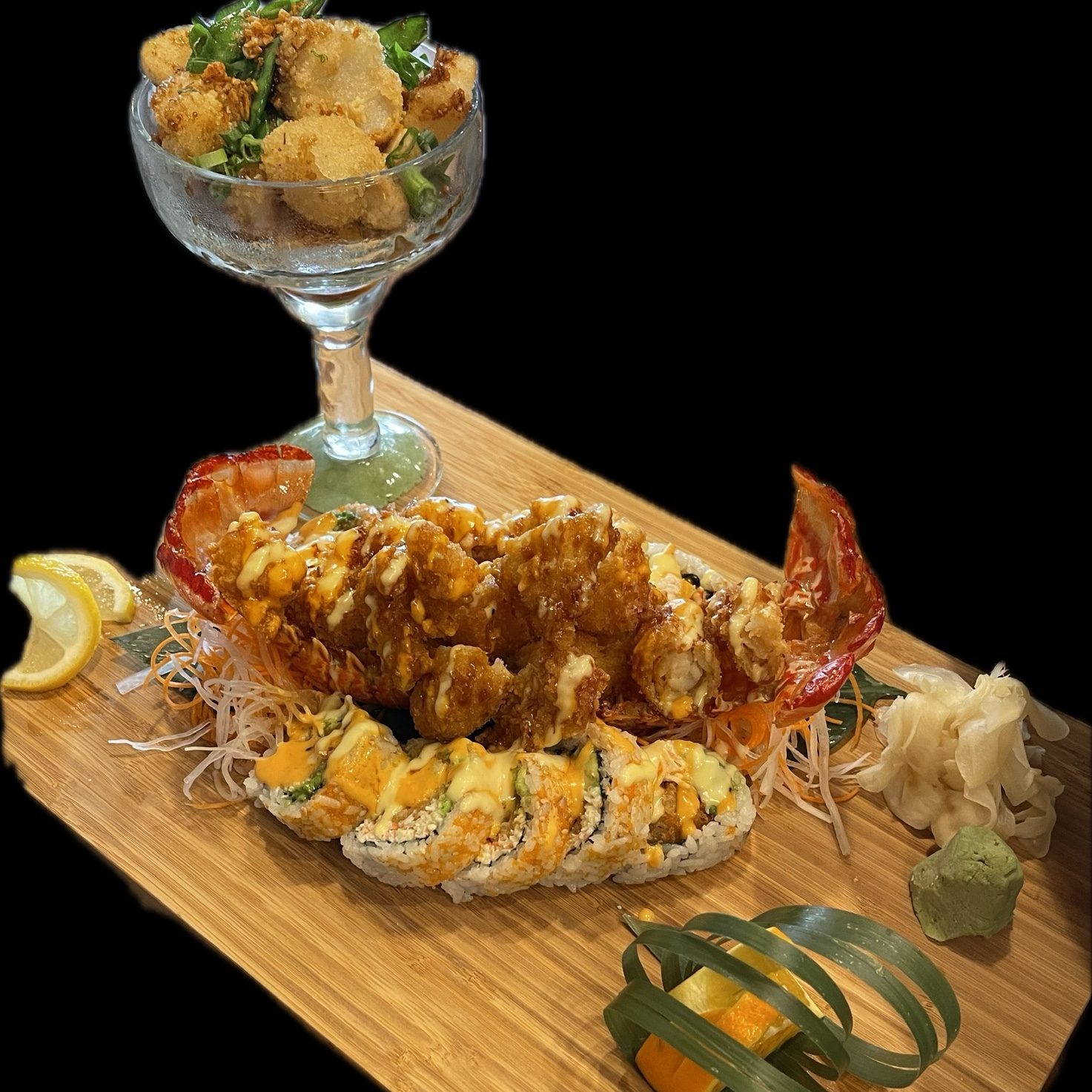 Lobster Bomb Roll.