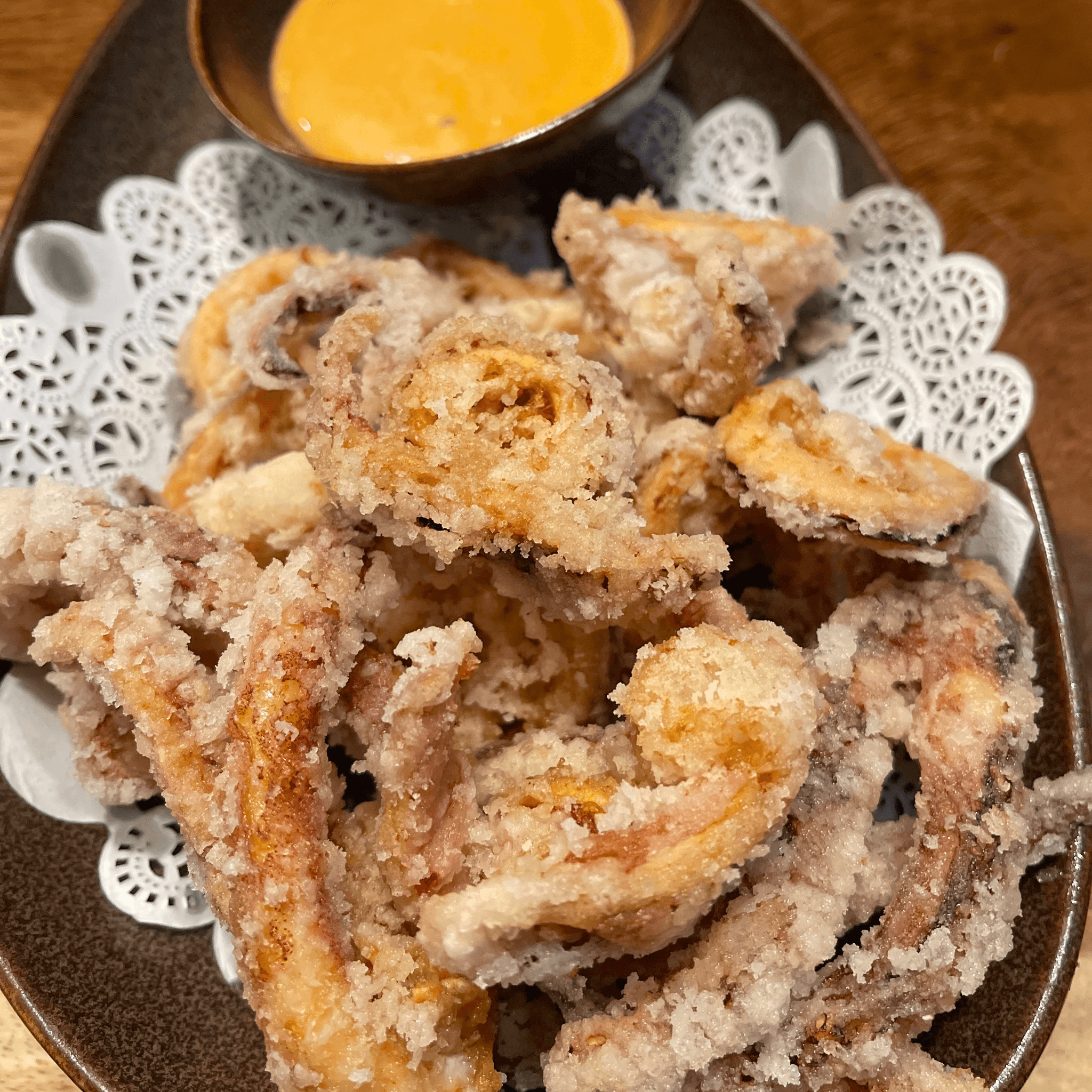Fried Surume Ika.