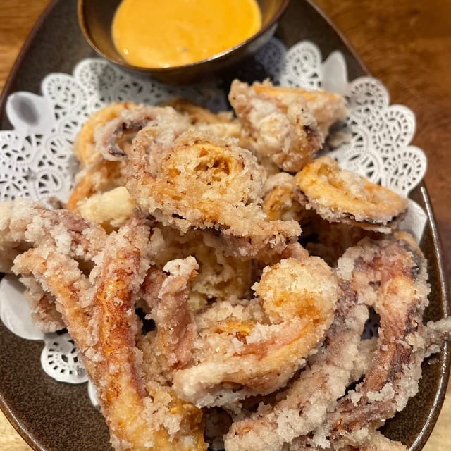 Fried Surume Ika.
