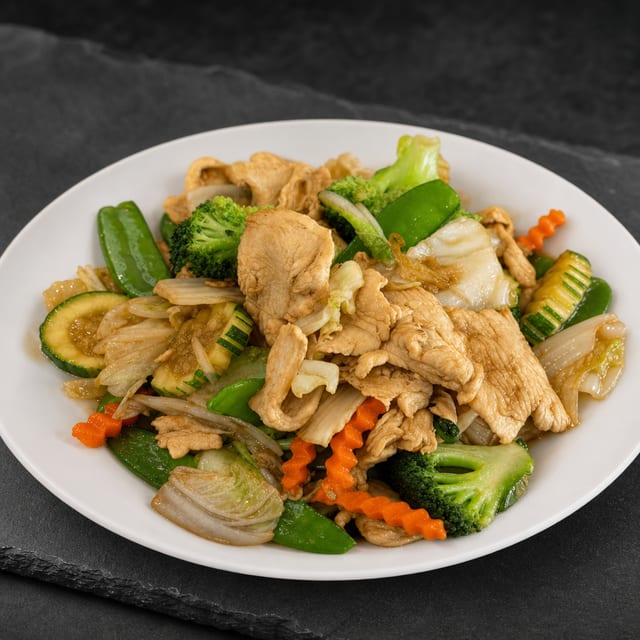 Stir Fried Mixed Vegetables.