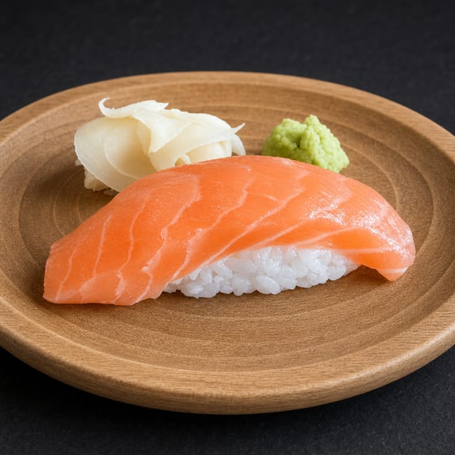 Salmon Sushi.