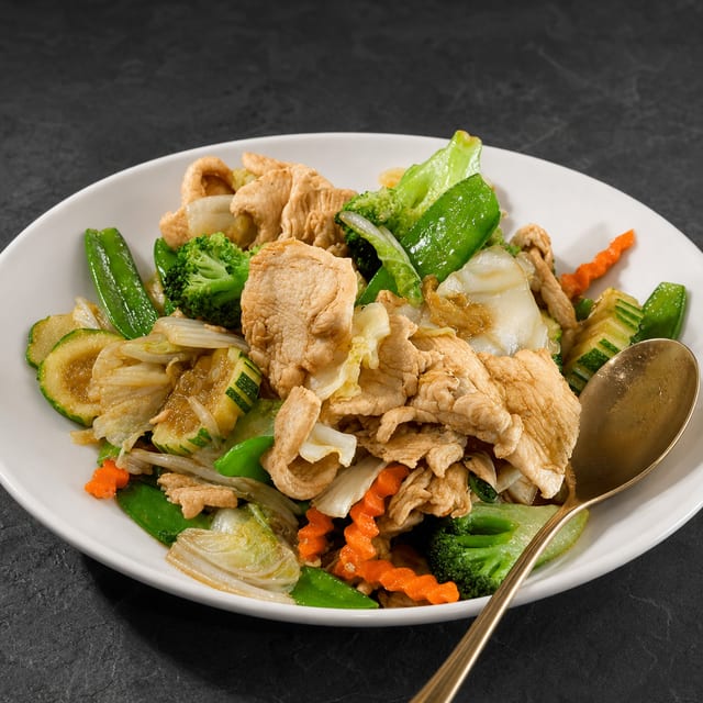 Stir Fried Mixed Vegetables.