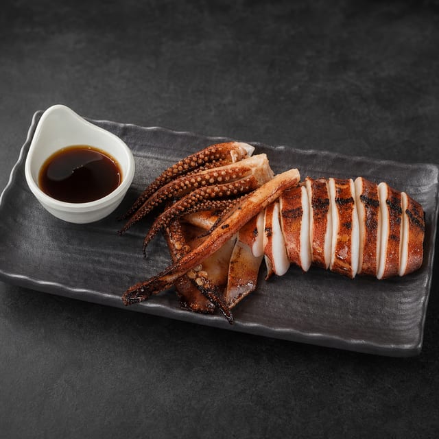 Grilled Surume Ika.