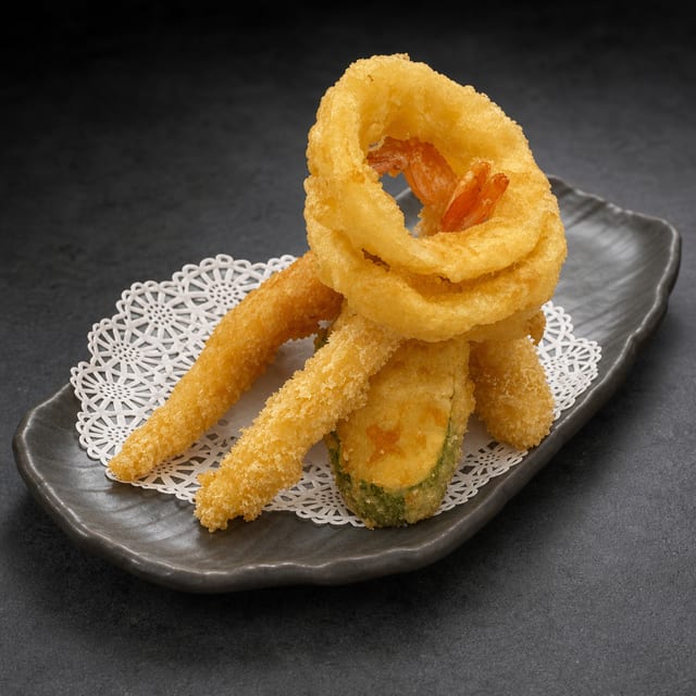 Tempura Shrimps & Vegetables.