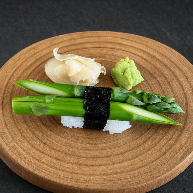 Asparagus Sushi.