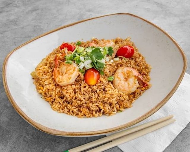 Shrimp Pineapple Fried Rice.